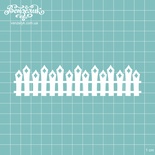 Чипборд від Вензелик - Паркан 01, розмір: 123x30 мм