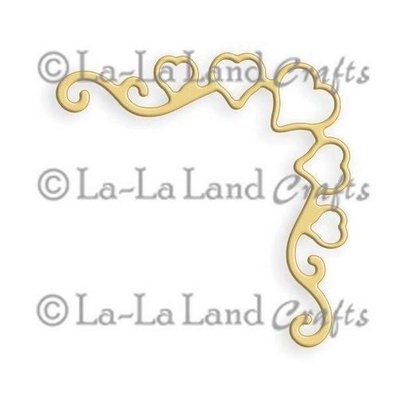 Лезвие La-La Land Crafts - Heart Ribbon Corner