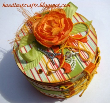 Бобинка з- під скотчу - заготовка дляшкатулички, діаметр 8,2см, висота 40 мм