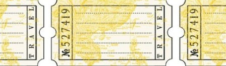 Бумажный скотч с принтом Дорожные бирки 15мм*8м SCB490004