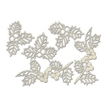 Набір чіпбордів Winter botanical diary 763, 10x15см, колір молочний, ТМ Фабрика Декору