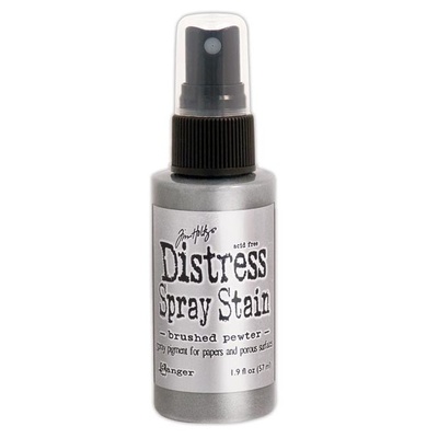 Краска-спрей Ranger - Tim Holtz - Distress Spray Stains - Brushed Pewter