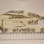 Стрічка від Thailand - Black House Print Cotton Ribbon Label String, 1 метр