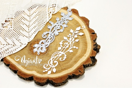 Ножи для вырубки от AgiArt - "Завиток Нежность (большой)"