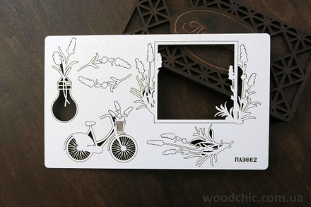 Чипборд від WOODchic - "Набір Лаванда 002"