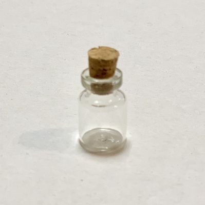 Декоративная бутылочка с пробкой - BOTTLE/CORK 17х10 мм