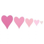 Лезвия от Sizzix - Framelits Die Set 5PK - Hearts №2, 5 шт.