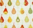 Ткань 100% хлопок - Груши узор, 45х55 см