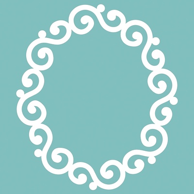 Чипборд від Вензелик - Рамочка 43, розмір: 41*47 мм