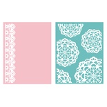 Папка для тиснения от We R Memory Keepers - Embossing Folder - Doily - CRAFTS TOOLS