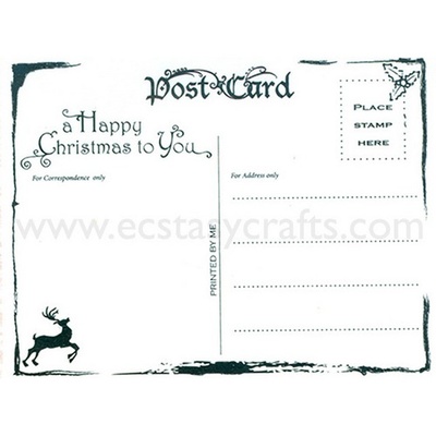 Акриловий штамп Marianne Design - Clear stamp - Christmas postcard