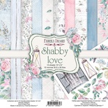 Набір скрап-паперу Shabby love 30,5x30,5см, ТМ Фабрика Декору