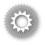 Ніж для вирубки від Memory Box - Loom Circle