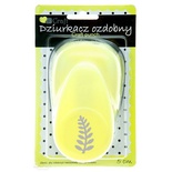 Дірокол фігурний 5см Папороть, TM dpCraft (Dalprint)