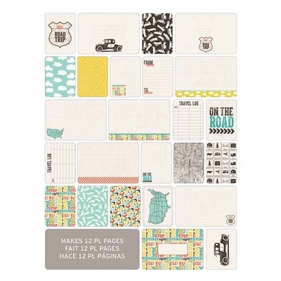 Міні-набір Project Life by Becky Higgins - Themed Cards - Road, 60 шт.