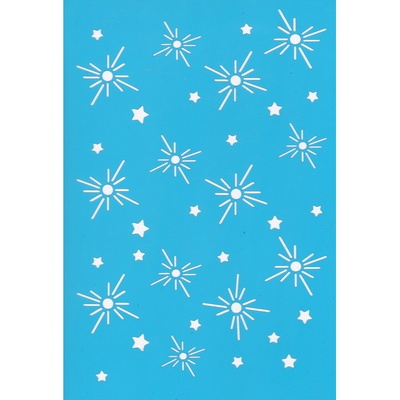 Трафарет Фабрика Декора, 20смХ15см, FDTR067, Снежинки 2