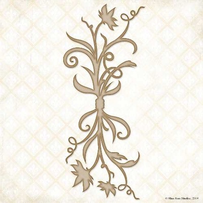 Чипборд Blue Fern Studios - Wild Flourish Bundle