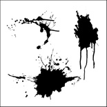 Маска The Crafter's Workshop - Mini Template Splats, 15х15см