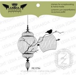 Акриловий штамп Lesia Zgharda RE078a Клітка з гілочкою, розмір 6x7,3 см