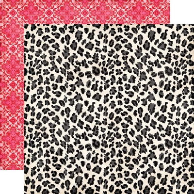 Аркуш скрап-паперу Echo Park - Leopard Print Paper — двосторонній 30x30 см