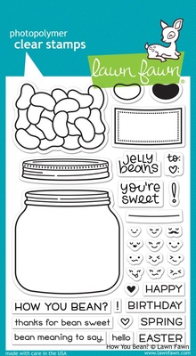 Штампы от Lawn Fawn - How You Bean?