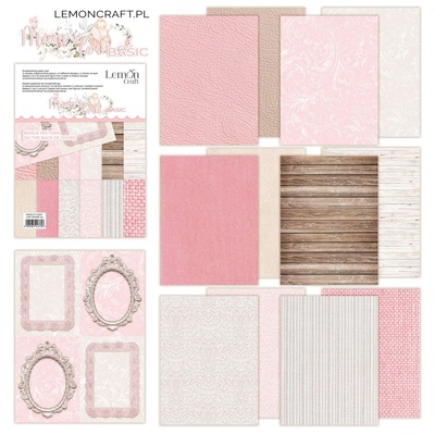 Набiр паперу для скрапбукiнгу Lemoncraft - Mum's love Basic, 15.2x20.3 см