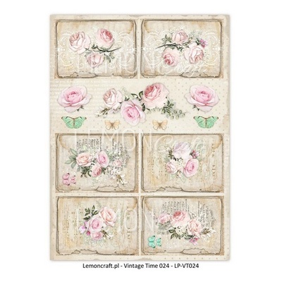 Аркуш з картинками LemonCraft - Yesterday - Vintage Time 024