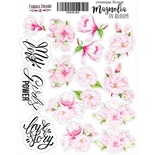 Набір наліпок (стікерів) 035 - Magnolia in bloom, ТМ Фабрика Декору