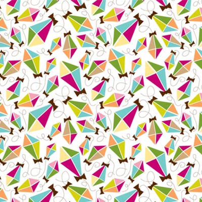 Двосторонній аркуш картону від American Crafts з глітером - Bell Park, City Park, 30x30 см, 1 шт.