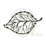 Акриловый штамп Lesia Zgharda FL053 Осенний листочек, размер 3х1.8 см