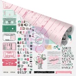 Аркуш скрап-паперу Prima - Havana - Love From Havana, 30x30 см, двосторонній