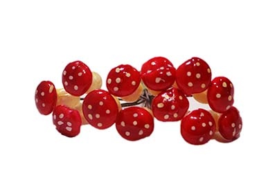 Грибочки від ScrapBerryʼs - Червоні, міні, 12 шт.