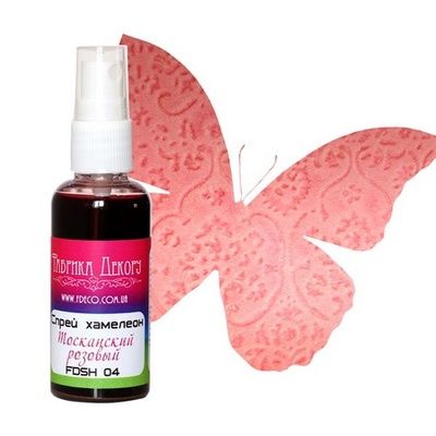 Фарба-спрей Фабрика Декору - Спрей хамелеон - Тосканський рожевий, 50 мл
