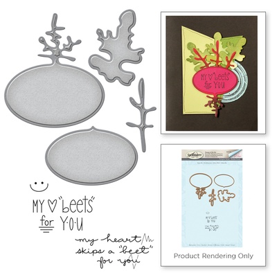 Ніж для вирубки +штампи від Spellbinders - Beets Me