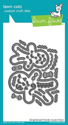 Ножи от lawn Fawn - Gingerbread friends