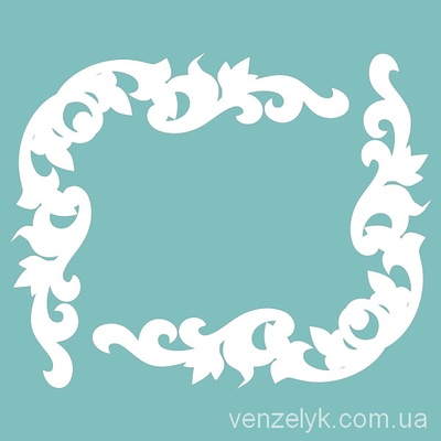 Чипборд від Вензелик - куточки 11, розмір: 41x43 мм