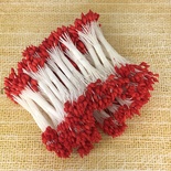 Тайські тичинки, двосторонні, каплеподібні червоні головки, 46-52 шт.