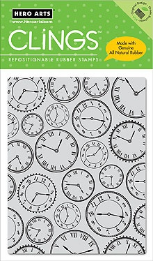 Гумовий штамп Hero Arts - Time To Stamp, з оснасткою