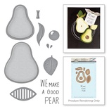 Ніж для вирубки+штампи від Spellbinders - The "Pearfect" Avocado