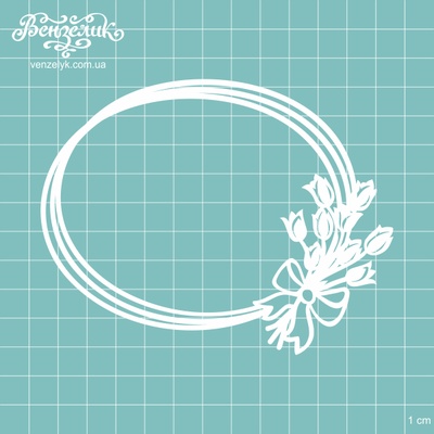 Чипборд от Вензелик - Рамка 85, размер: 122x95  мм