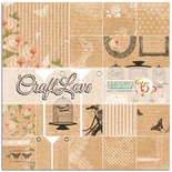 Набір скрап-паперу Studio75 - Craftlove, 30x30 см, двосторонній