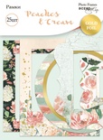 Рамки для фотографій з золотим фольгуванням від Scrapmir - Peaches & Cream, 25шт.