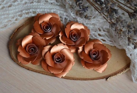 Набір від WOODchic - Металізовані квіти 97