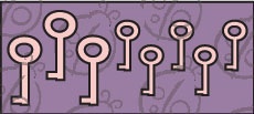 Чипборд Міні. Ключики