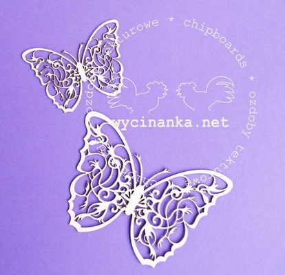 Чипборд від Wycinanka - Метелики, 7x5 i 8x10