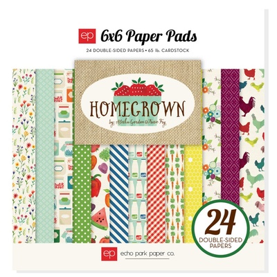 Набор бумаги от Echo Park — Homegrown, 15х15см