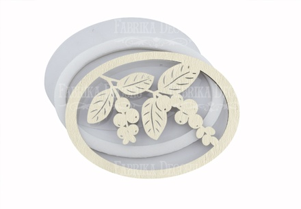 Заготовка для шейкера Омела 9.3x6.8 см, колір молочний, ТМ Фабрика Декору