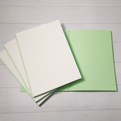 Блок для блокнота А5. Колір: салатовий, 80 аркушів, 90 г/м²
