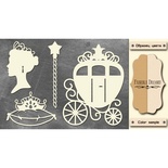 Чипборд Фабрика Декору - FDCH-128, колір молочний, крафт