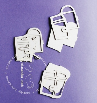 Чипборд від Wycinanka - Три скринька, 3 шт